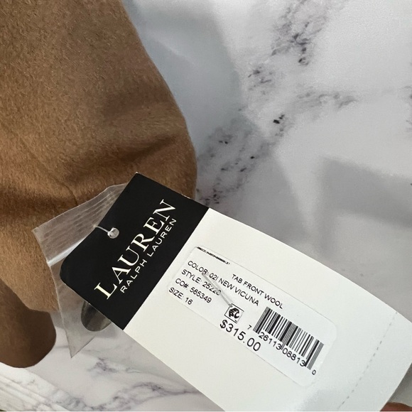 Ralph Lauren Women's Tan Pea Coat - Picture 6 of 8